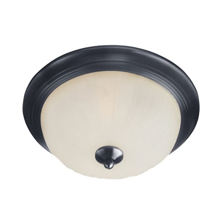 Maxim Lighting Essentials 2-Light Flush Mount 5831FTBK